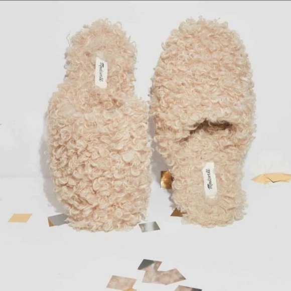 Madewell Shoes - Madewell | The Scuff Curly Faux Fur Slipper